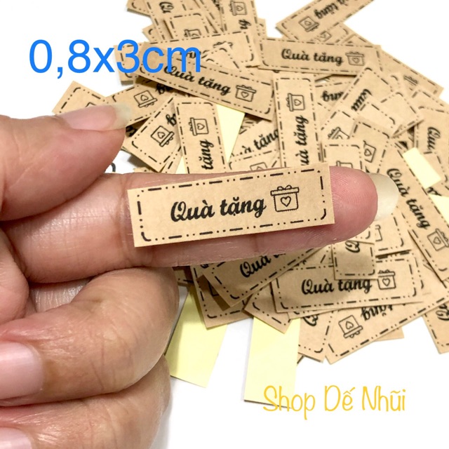 100 Nhãn Dán Sticker “QUÀ TẶNG” Nhí