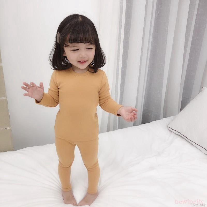 Bộ quần áo ngủ pijamas chất liệu cotton mềm mại cho bé gái