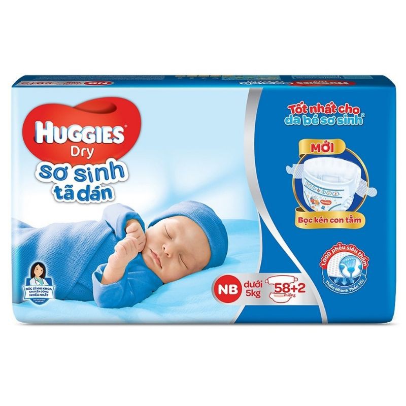 Tã Dán Huggies NB74/ S56 /S88/ M76 / L68 / XL62 / XXL56