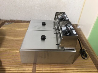 Bếp chiên nhúng điện đôi cao cấp