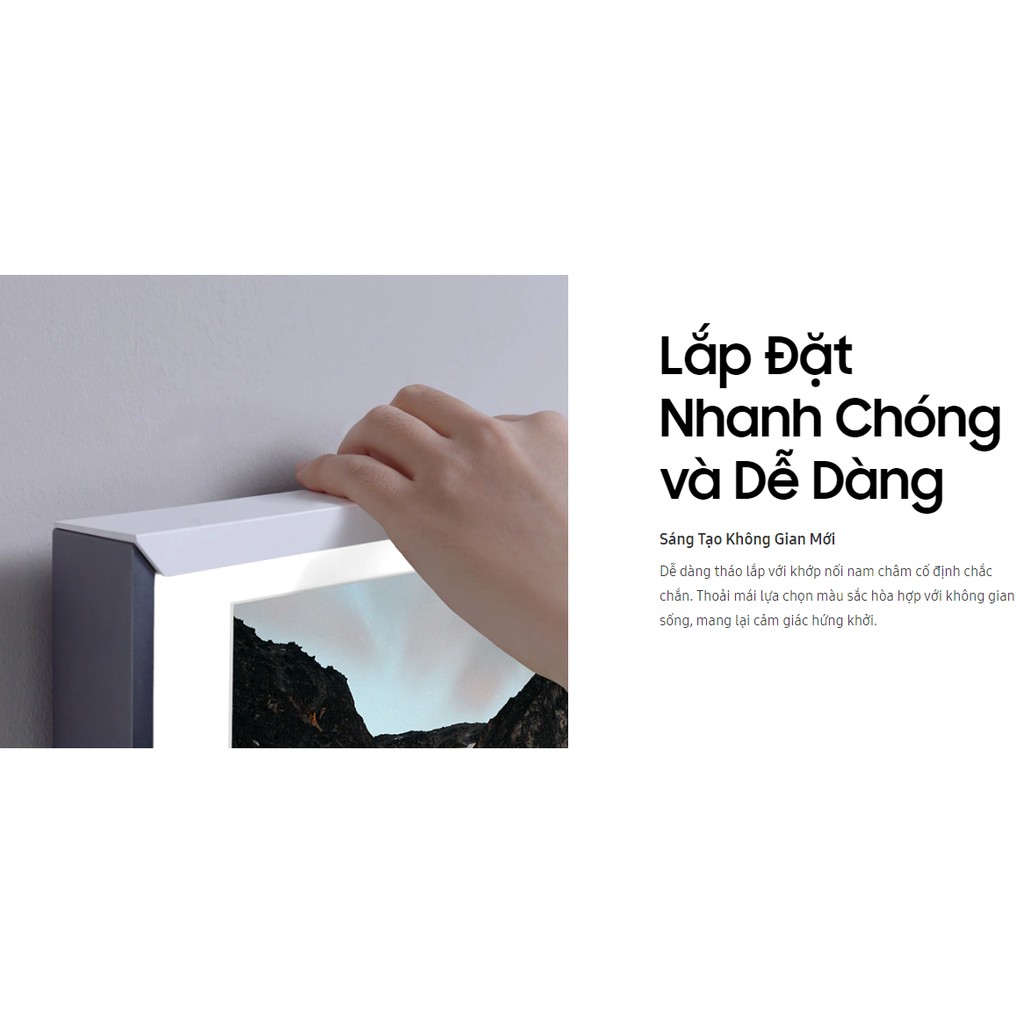 Khung Viền Tivi Linh Hoạt The Frame - TV Khung Tranh 65 inch VG-SCFM65DW/RU