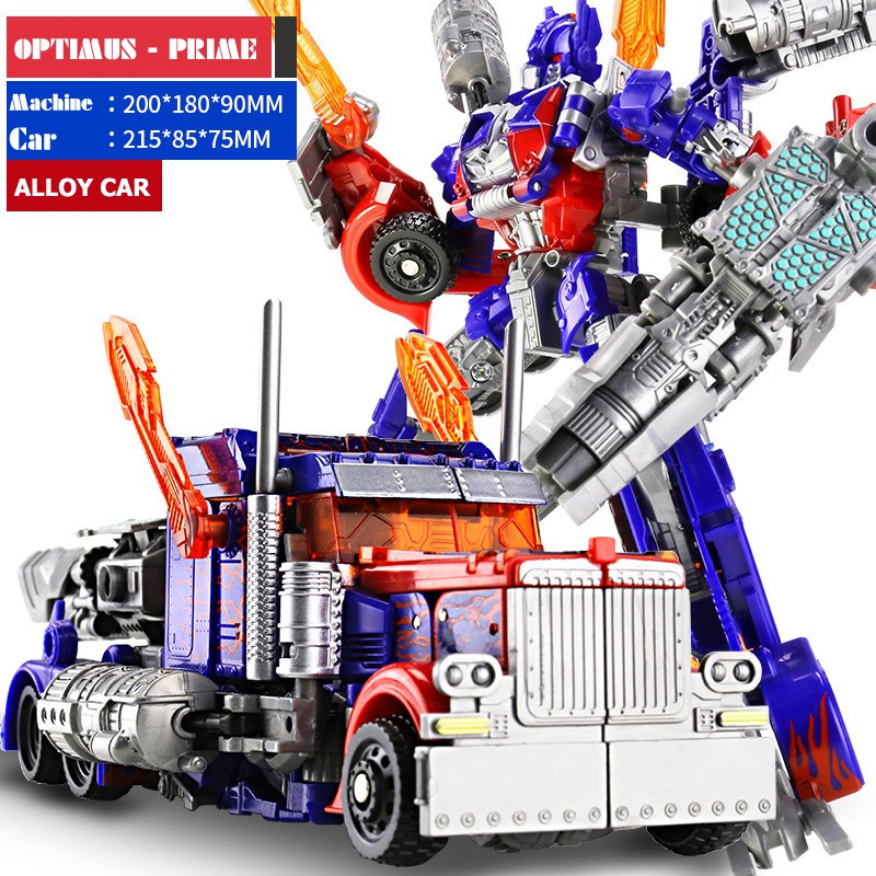 Đồ chơi ô tô mô hình hợp kim Optimus Prime - TRANSFORMERS biến hình Robot - Lobikids