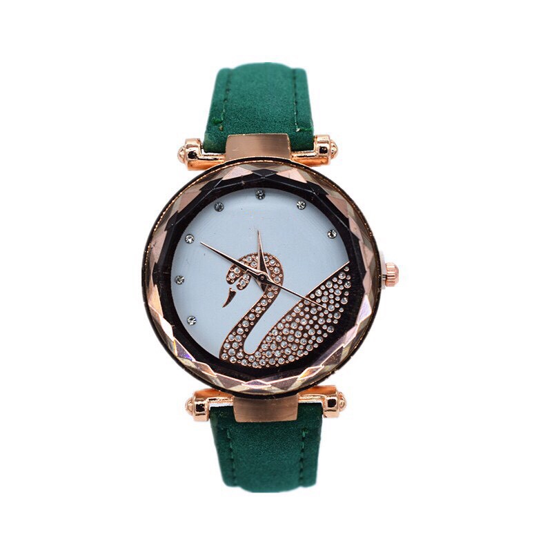 Đồng hồ thời trang nữ SHSHD mặt đính thiên nga G32 | BigBuy360 - bigbuy360.vn