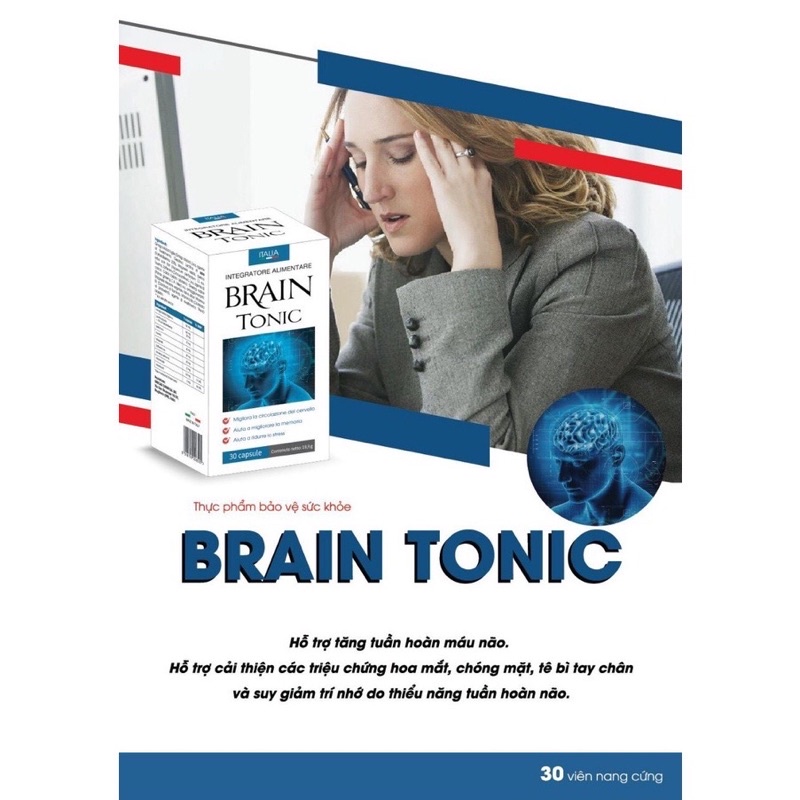 ✅Bổ não Brain Tonic giúp hoạt huyết lưu thông máu não