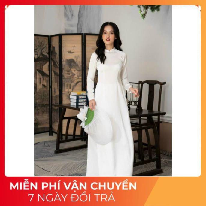 Áo dài nữ giá rẻ_áo dài trơn đẹp _áo dài may sẵn