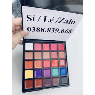 BẢNG SON 25 MÀU CHẤT SON MỊN MƯỚT
