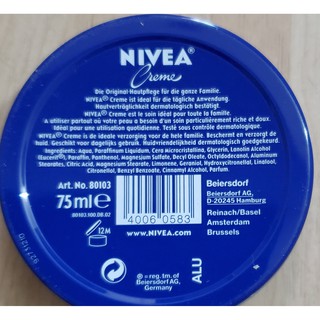 Kem dưỡng da Nivea 75ml, Đức