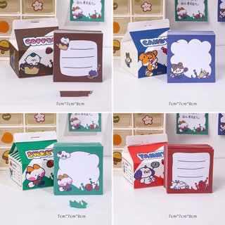Giấy note hình hộp sữa (Nhiều mẫu kute) - 200 tờ