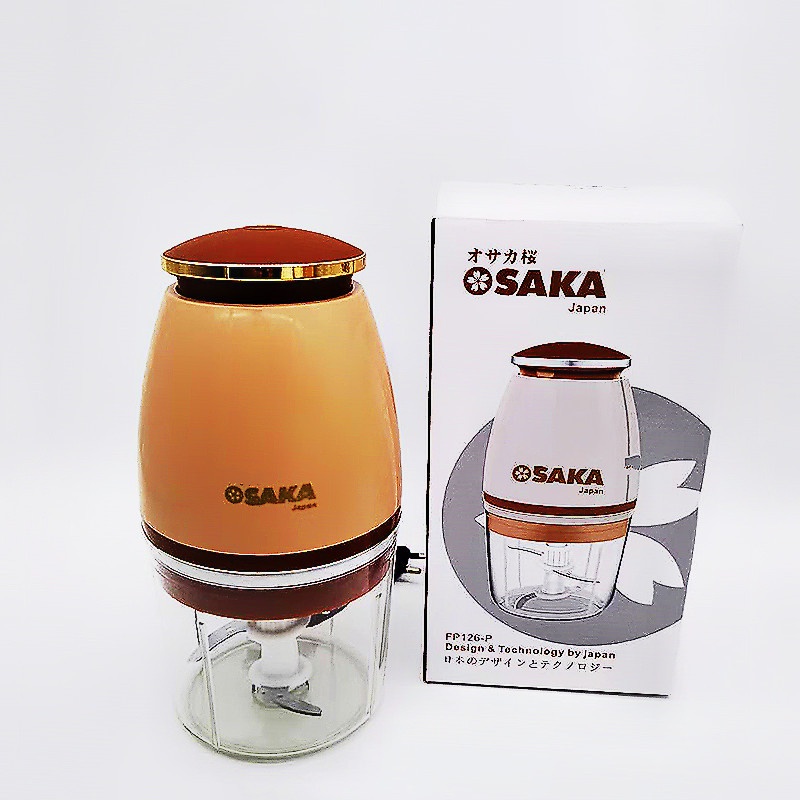 Máy Xay Cầm Tay Mini Đa Năng Osaka Japan, Model 2022, Công Suất 350W, Dùng Xay Thịt, Hoa Quả, Rau Củ