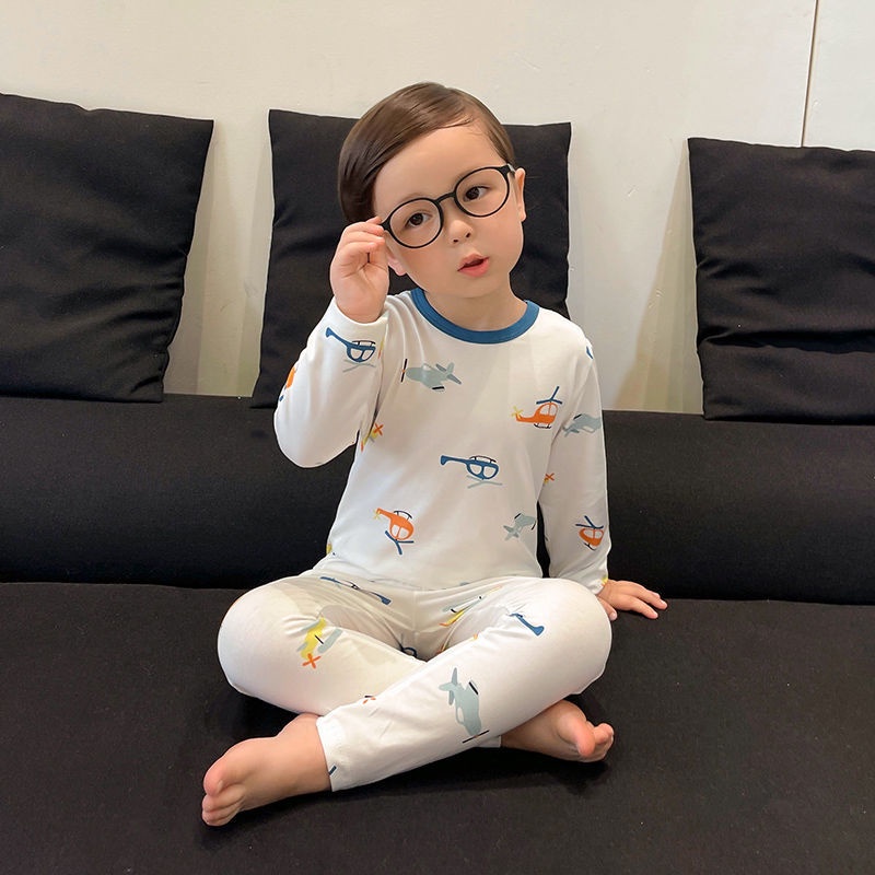 Bộ quần áo ngủ cotton cho bé