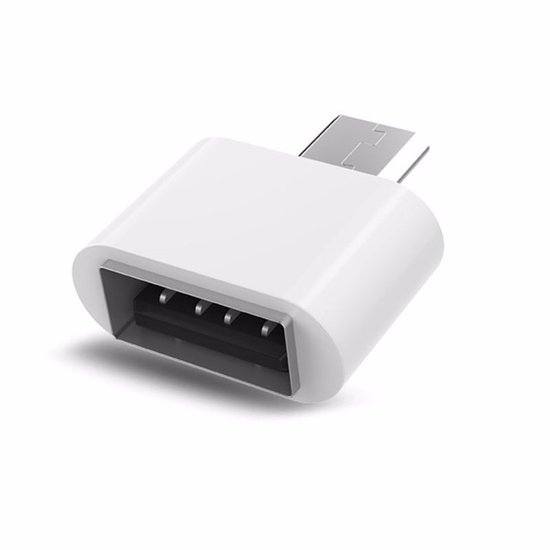 Đầu chuyển OTG từ USB sang đầu Micro usb (màu trắng)