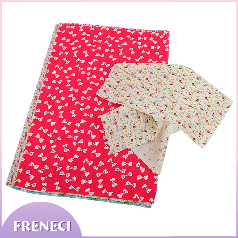 Bộ 30 Tấm Vải Cotton In Hoa Dùng May Túi Xách Búp Bê