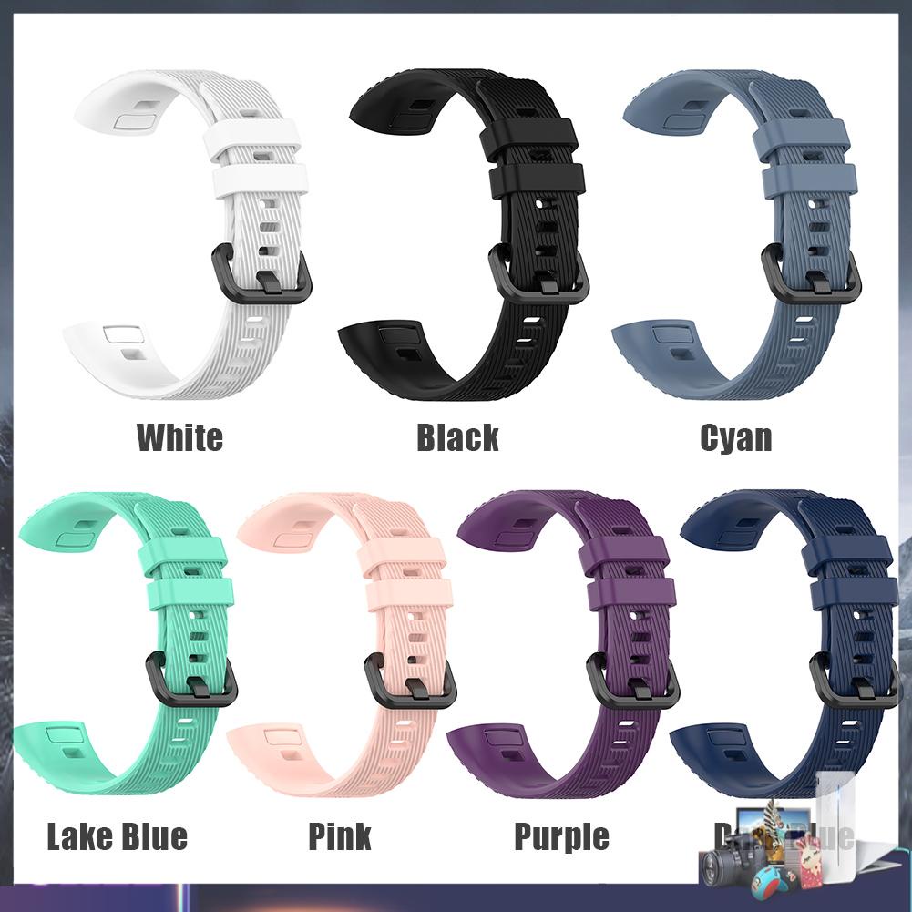 Dây đeo silicone có khóa cho đồng hồ thông minh Huawei Band 4 Pro TER-B29S