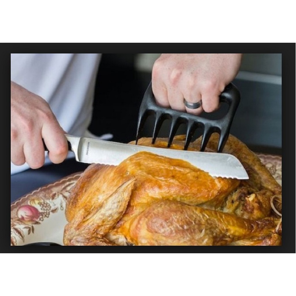 Bộ dao thái thịt máy cắt thịt đông lạnh chặt thịt gà, cắt xương thép Vonfram