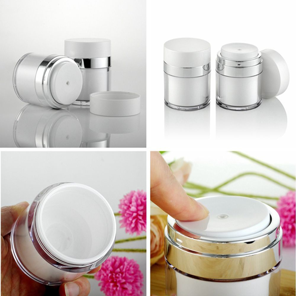 [Hàng mới về] Chai rỗng chân không 15ml 30ml bơm mỹ phẩm đa dụng