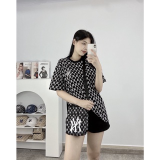 Túi Đeo Chéo minibag LA  M.L.B Monogram - Black XUẤT DƯ FULL TEM TAG CODE