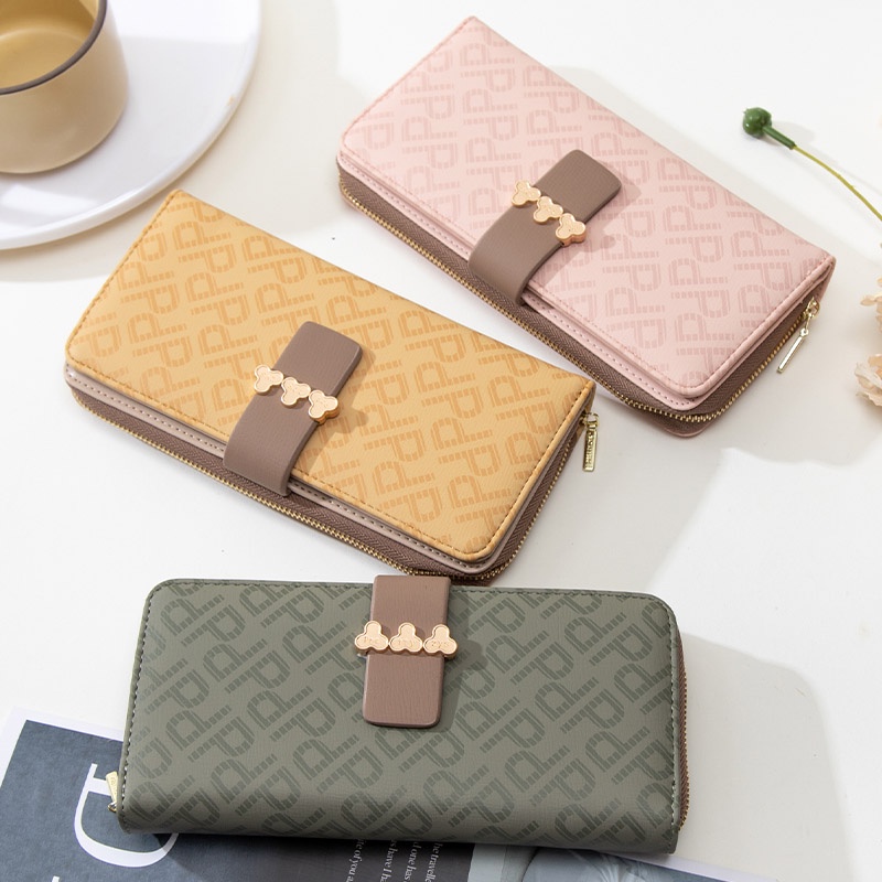 Ví Nữ Cầm Tay Có Khóa Kéo