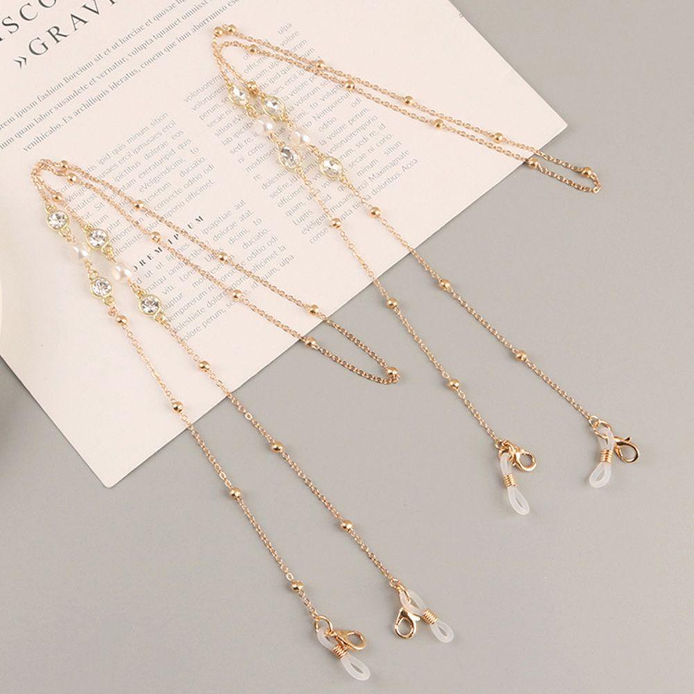 SUSANS Dây Đeo Giữ Mắt Kính Chống Trượt Đính Pha Lê