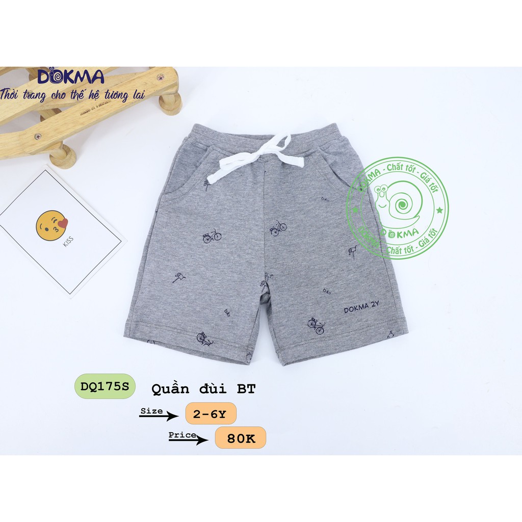 Dokma - Quần short BT 2-6y chất đẹp DQ175