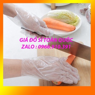 [Hộp 200 Chiếc] Găng Tay Thực Phẩm Nilon Dùng 1 Lần [ GANG TAY TÚI BÓNG ]