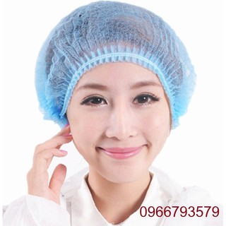 Bọc tóc con sâu, mũ giấy trùm đầu (túi 100 chiếc)