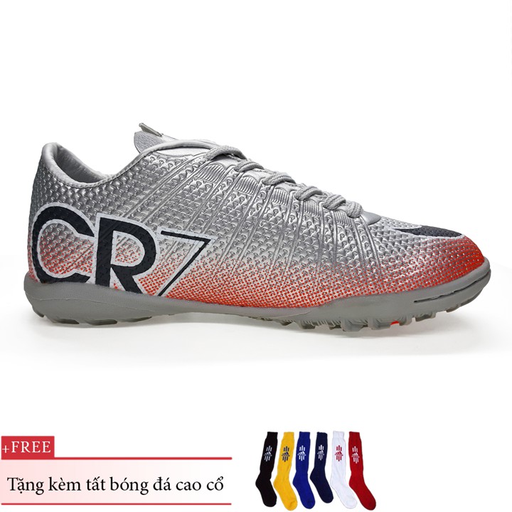 Giày bóng đá trẻ em CR7 Size 31-36 Tặng kèm tất bóng đá cao cổ