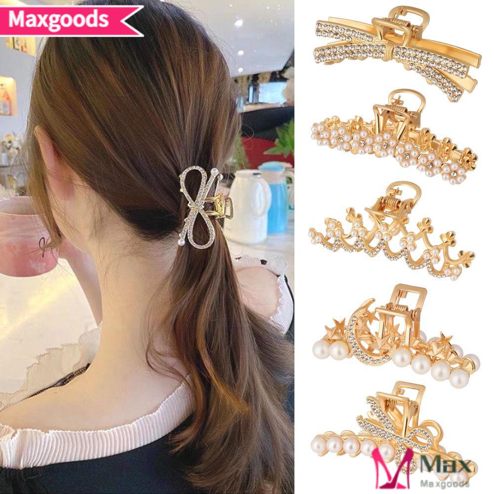 Kẹp Tóc Hình Cá Mập Đính Ngọc Trai Giả Dễ Thương Cho Bạn Gái|Kẹp Tóc