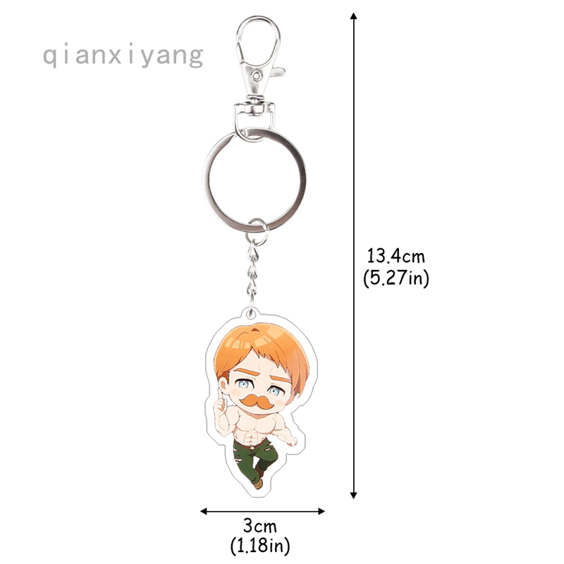 Móc Khóa Họa Tiết Anime Seven Deadly Sins Độc Đáo