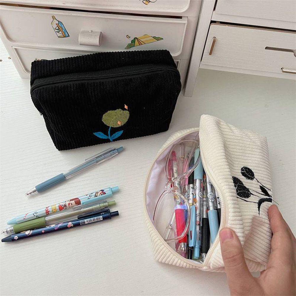 Túi Đựng Mỹ Phẩm DYRUIDOJ Hình Vuông Họa Tiết Hoa Đa Năng Thời Trang Cho Nữ