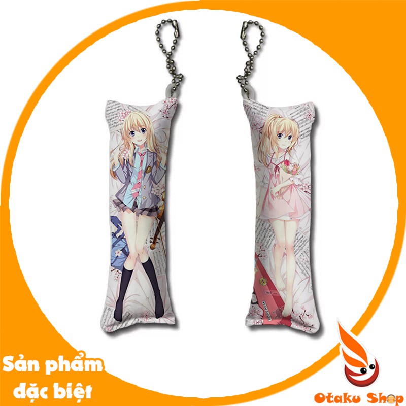 Móc khóa gối in hình Anime Tháng tư là lời nói dối của em - Your Lie in April - Shigatsu wa Kimi no Uso - Otaku shop