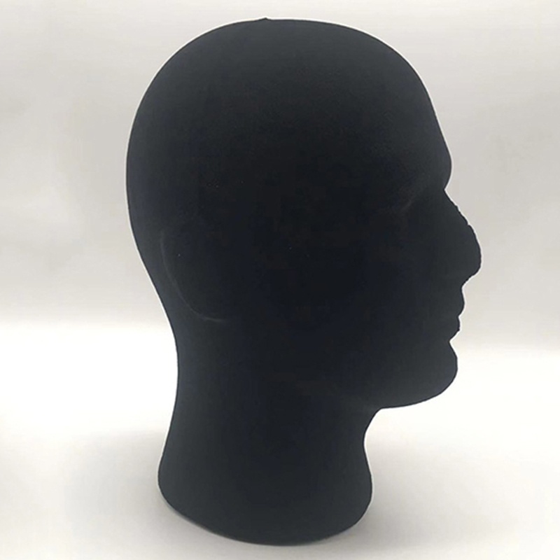 Flgo Polystyrene Mô Hình Nam Giới Bằng Xốp Đen Để Trưng Bày Mũ Cửa Hàng