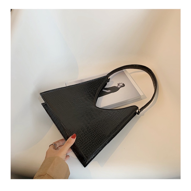 Túi Xách Đeo Vai Họa Tiết Da Cá Sấu Cỡ Lớn Thời Trang Mùa Hè 2022 Cho Nữ