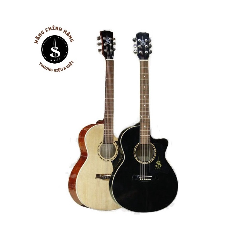 Đàn guitar gỗ thịt, có ty tốt nhất năm 2022 chính hãng S Việt mã CV120Pro và CV135
