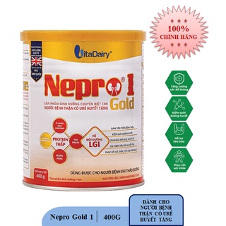 Sữa nepro 1 gold 400g-dinh dưỡng chuyên biệt cho người bệnh thận có ure huyết tăng