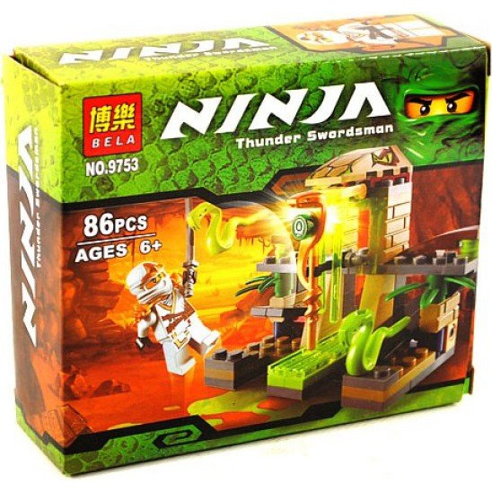 Đồ chơi lắp ráp lego minifigures xếp hình ninjago season 2 ninja zane Lăng mộ xà tộc Bela 9753.