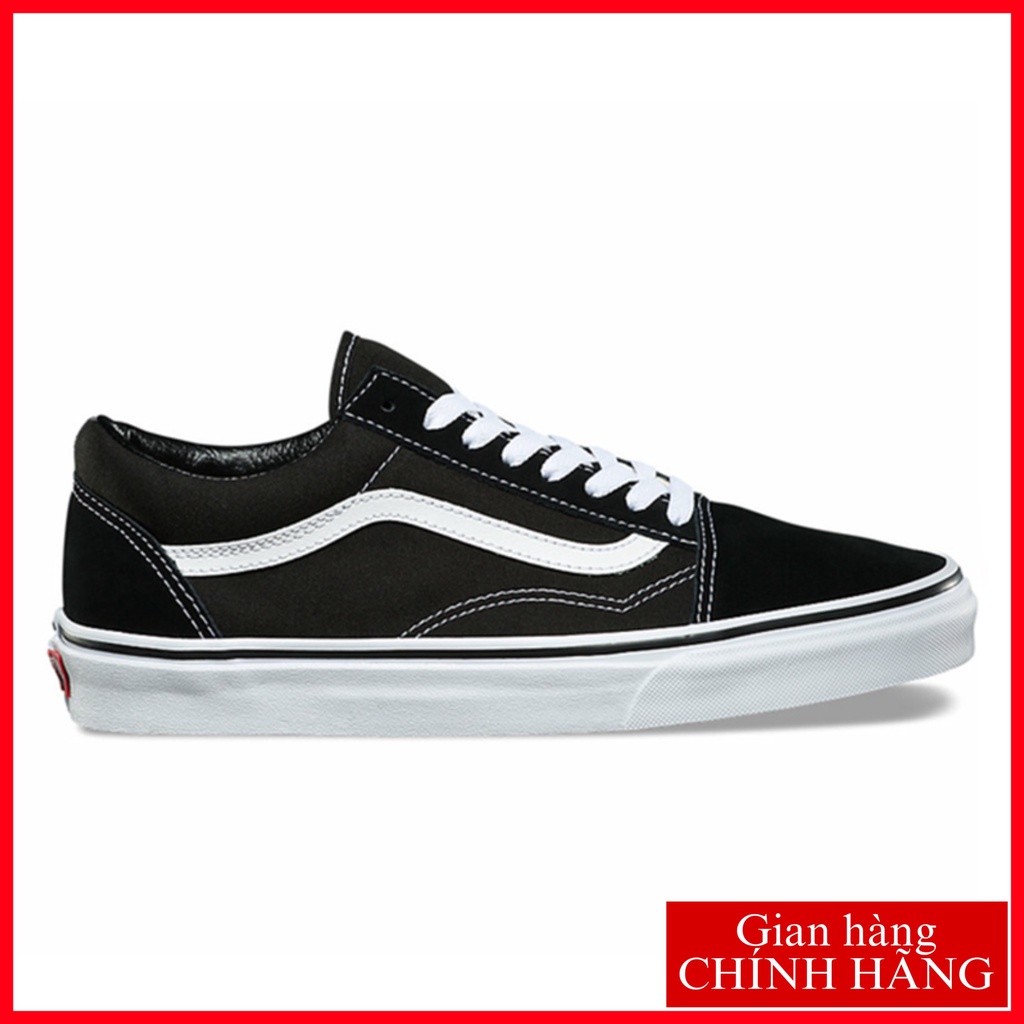 Giày [Chính Hãng] Vans Old Skool Black White