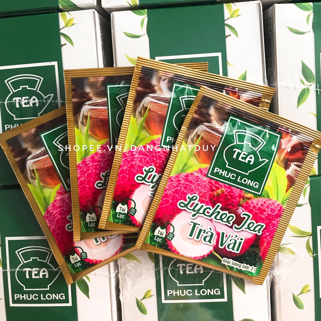 Combo 10 ly trà vải Phúc Long