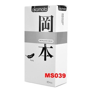 Bao cao su siêu mỏng okamoto purity 10 cái