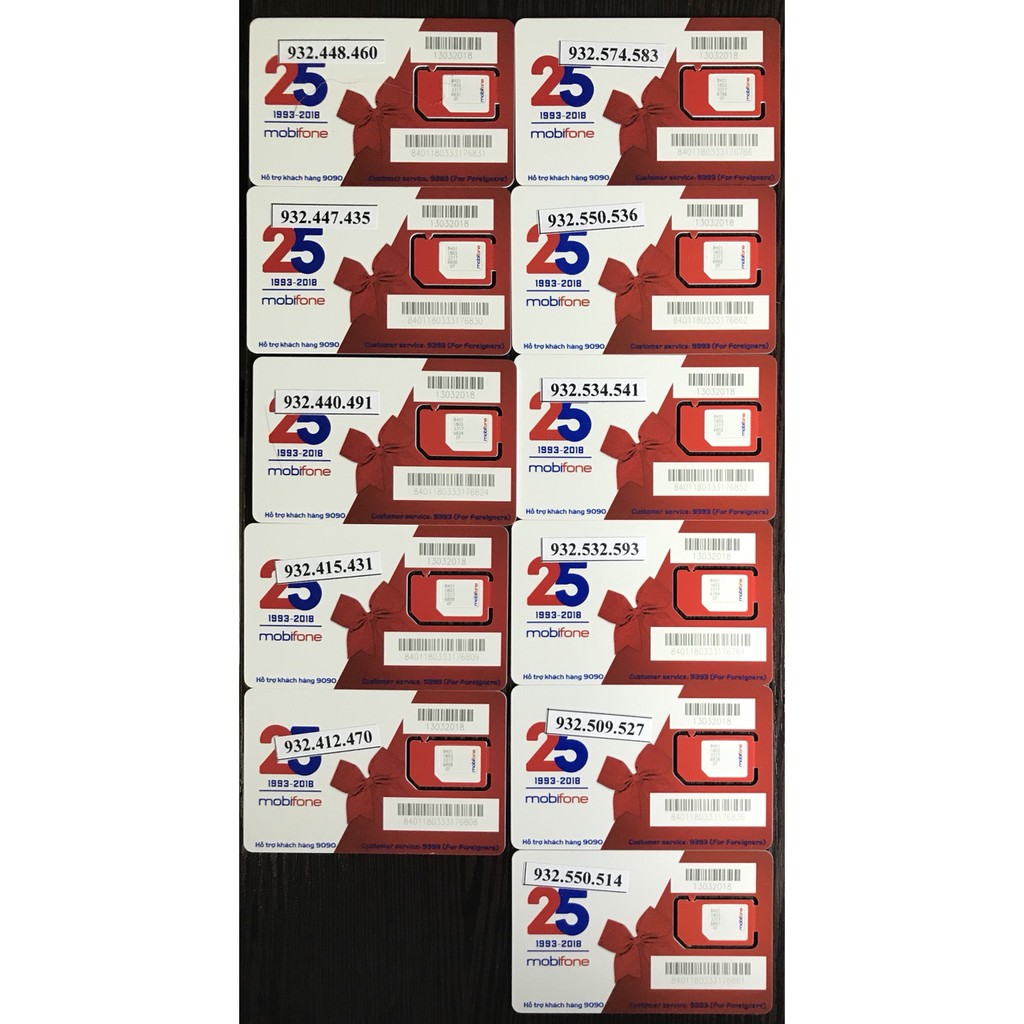 SIM MOBIFONE SỐ ĐẸP C90 (Hỗ trợ DKTT)