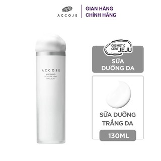 Sữa Dưỡng Accoje Whitening Moisture Milky Emulsion 130ml