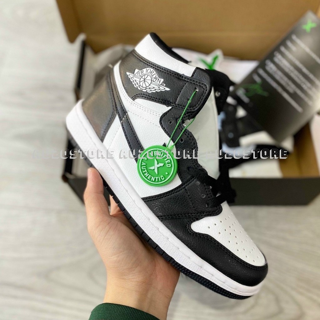 Giày Thể Thao Nam Sneaker màu Đen Trắng Cổ Cao Phong Cách Đường Phố | BigBuy360 - bigbuy360.vn