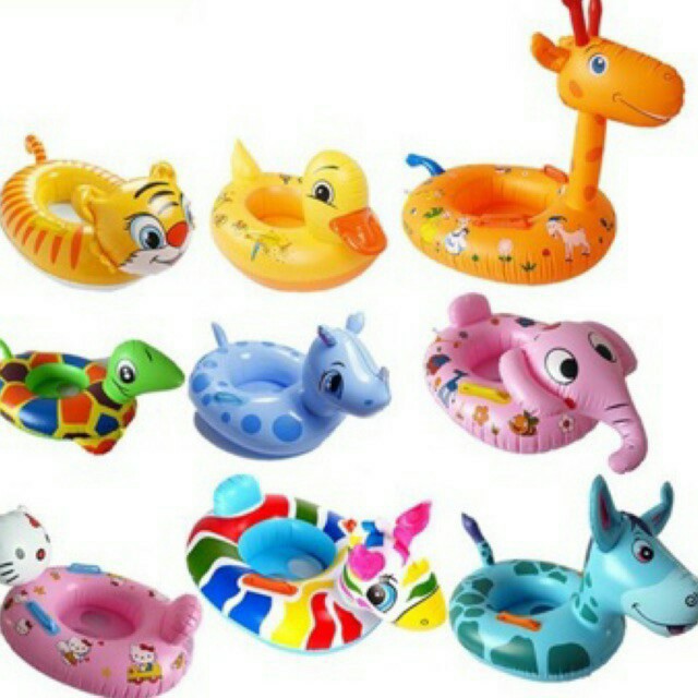 Phao bơi xỏ chân hình thú siêu yêu cho bé