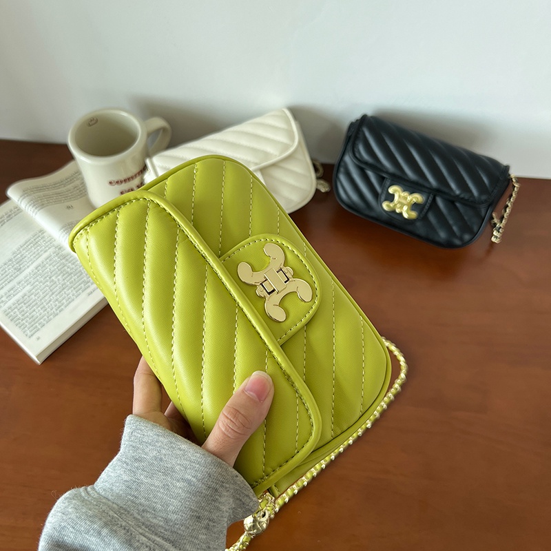 Túi Đeo Chéo Phối Dây Xích Thiết Kế Nhỏ Nhắn Thời Trang Sang Trọng Cho Nữ 2022