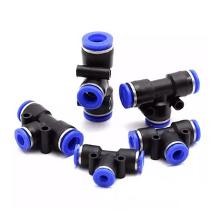 Khớp T Nối nhanh ống phun sương PE/Ldpe 8mm
