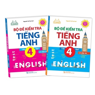 Sách - combo bộ đề kiểm tra tiếng anh lớp 4 có đáp án