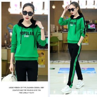 Đồ bộ thể thao thu đông nữ Popular