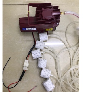 Máy sục sủi,máy tạo ô xy cho bể cá loại 12v -35w cả bộ dây và cục sủi