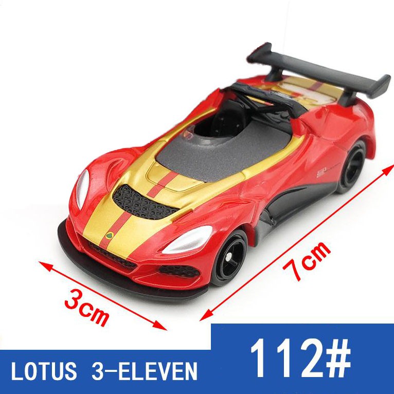 Xe ô tô mô hình Tomica Lotus 3 Eleven đỏ (no box)