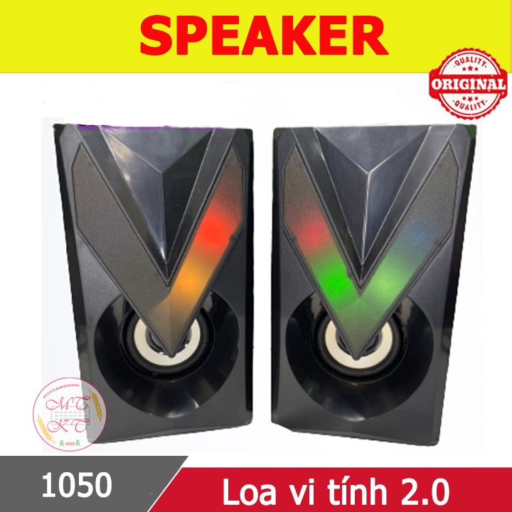 Loa vi tính Speaker 1050 Có Đèn Led chính hãng ♥️Freeship♥️ Loa máy tính