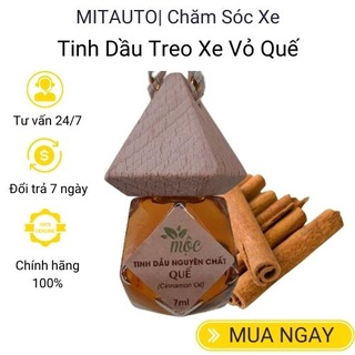 Tinh dầu treo xe ô tô mùi vỏ Quế thiên nhiên nguyên chấ treo tủ quần áo phòng ngủ giúp khử mùi MỘC Mitauto